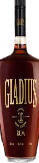 GLADIUS BLENDED 10 YEAR OLD GOLD RESERVA RUM